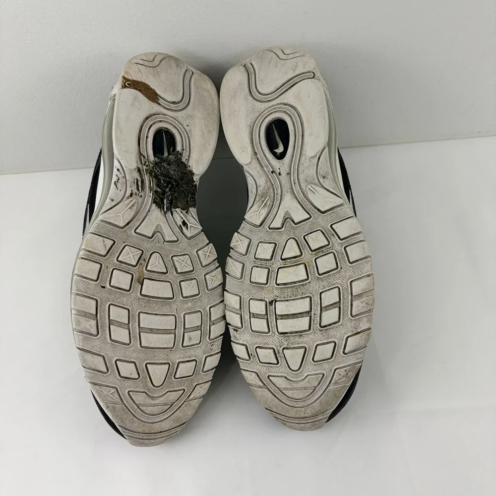 Nike Air Max 97 Men's Black White Running Shoes Size 10.5 Athletic Casual‎ Y2K